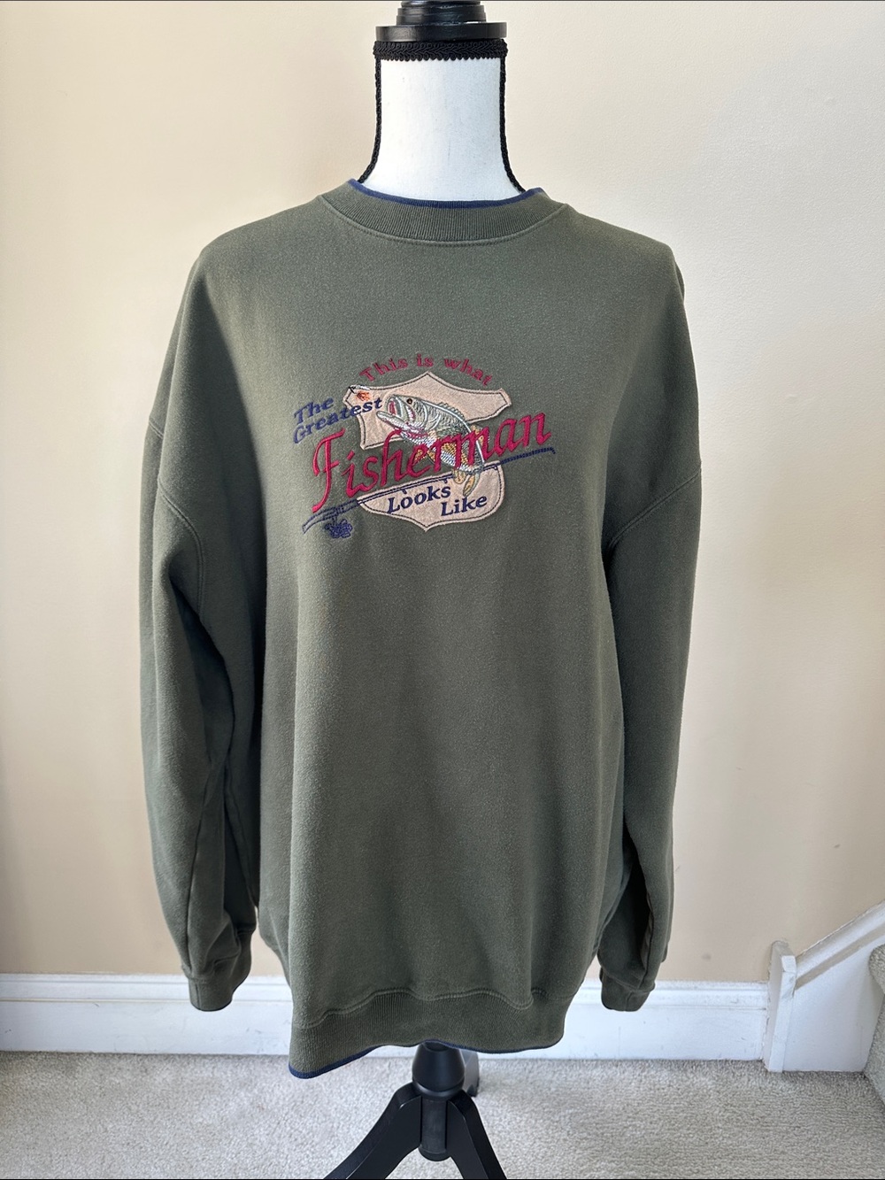 M&C Sport Vintage Crewneck - This Is What The Greatest Fishman Looks Like